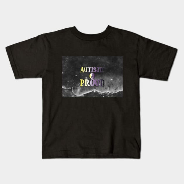 Autistic and Proud: NonBinary Kids T-Shirt by SarahCateCreations